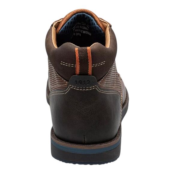 Nunn Bush Men\'s Circuit DC Plain Toe Chukka Boots Brown Size 8 1/2